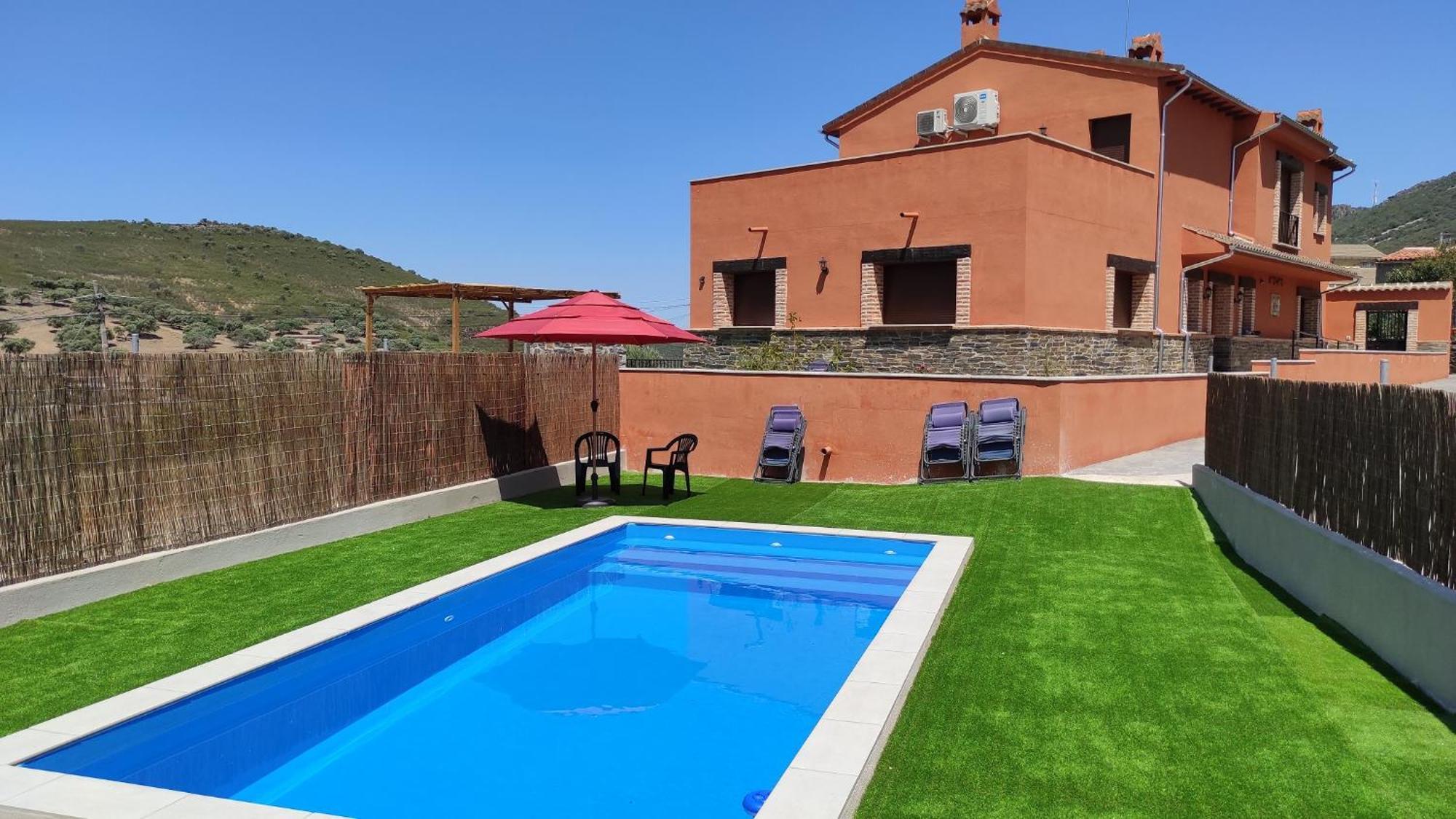 Casa Rural La Colmena Del Geoparque Navatrasierra Eksteriør billede